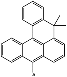 9-溴-5,5-二甲基-5H-NAPHTHO[3,2,1-DE]蒽, 1404299-22-4, 结构式