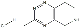 3-甲基-5,6,7,8-四氢吡啶并[3,4-E][1,2,4]三嗪盐酸盐,,结构式