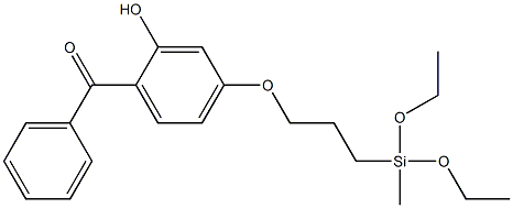 2-HYDROXY-4-(3-METHYLDIETHOXYSILYLPROPOXY)DIPHENYLKETONE, tech-90|