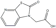 2-(2-Oxothiazolo[5,4-b]pyridin-1(2H)-yl)acetic acid 化学構造式