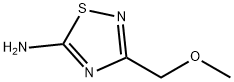 3-(MethoxyMethyl)-1,2,4-thiadiazol-5-aMine Structure