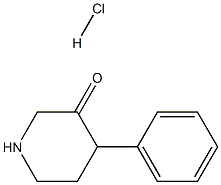 4-Phenylpiperidin-3-one hydrochloride,,结构式