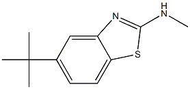 5-(tert-Butyl)-N-Methylbenzo[d]thiazol-2-aMine,,结构式