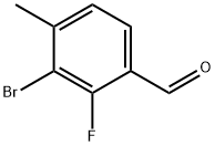 3-溴-2-氟-4-甲基苯甲醛, 1373223-13-2, 结构式