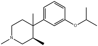 (3R)-4-(3-异丙氧基苯基)-1,3,4-三甲基哌啶,1431704-21-0,结构式