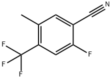 2-Fluoro-5-Methyl-4-(trifluoroMethyl)benzonitrile, 97% Structure