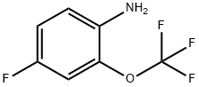 4-氟-2-(三氟甲氧基)苯胺,123572-66-7,结构式