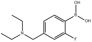 4-((二乙氨基)甲基)-2-氟苯基硼酸,1704064-27-6,结构式