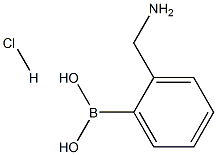 2-AMinoMethyl-benzeneboronic acid.HCl Structure