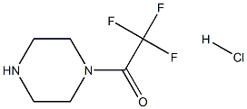 2,2,2-trifluoro-1-(piperazin-1-yl)ethanone hydrochloride Structure