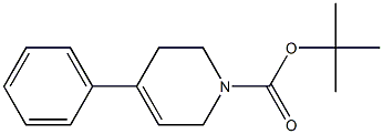 tert-butyl 4-phenyl-5,6-dihydropyridine-1(2H)-carboxylate,,结构式