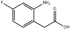 2-氨基-4-氟苯乙酸 结构式
