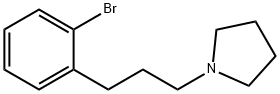 1-(3-(2-broMophenyl)propyl)pyrrolidine Structure
