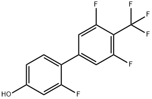 2-Fluoro-4-hydroxy-3',5'-difluoro-4'-(trifluoroMethyl)biphenyl Struktur