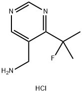 5-(AMinoMethyl)-4-(2-fluoro-2-propyl)pyriMidine Dihydrochloride Structure