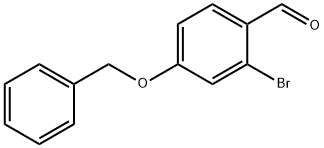 4-(benzyloxy)-2-broMobenzaldehyde Structure