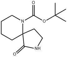 tert-butyl 1-oxo-2,6-diazaspiro[4.5]decane-6-carboxylate Struktur