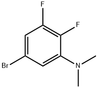 5-broMo-2,3-difluoro-N,N-diMethylaniline Structure