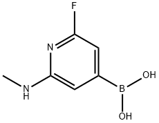 6-fluoro-N,N-diMethyl-4-(4,4,5,5-tetraMethyl-1,3,2-dioxaborolan-2-yl)pyridin-2-aMine Structure