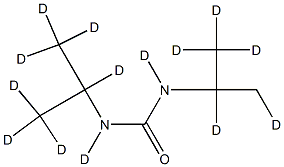 1,3-Diisopropylurea-d14 Structure