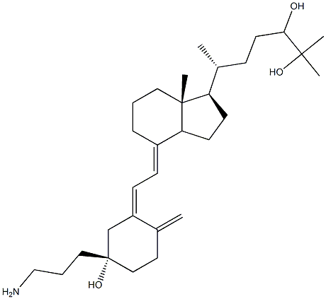 3-AMinopropyl-24,25-dihydroxy VitaMin D3 Structure