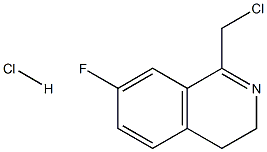 1-(ChloroMethyl)-7-Fluoro-3,4-Dihydroisoquinoline Hydrochloride Structure