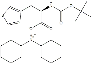 Boc-b-(3-thienyl)-D-alanine dicyclohexylaMMoniuM salt Structure