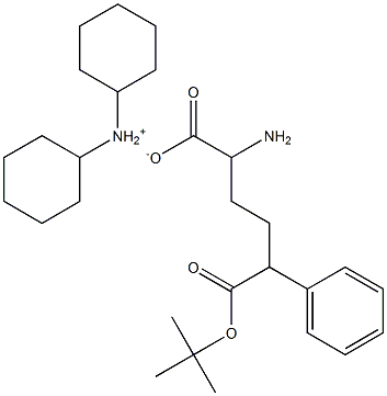 Boc-D-2-aMino-5-phenylpentanoic acid dicyclohexylaMine salt Structure