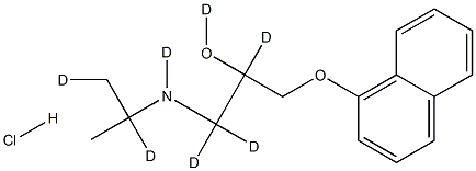 普萘洛尔结构式图片
