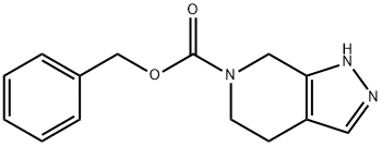 2,4,5,7-Tetrahydro-pyrazolo[3,4-c]pyridine-6-carboxylic acid benzyl ester Structure