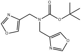 tert-Butyl bis(oxazol-4-ylMethyl)carbaMate Structure