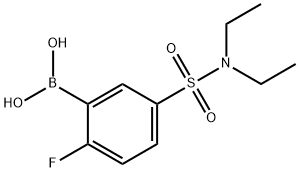 (5-(N,N-diethylsulfamoyl)-2-fluorophenyl)boronic acid Structure