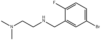 N1-(5-bromo-2-fluorobenzyl)-N2,N2-dimethylethane-1,2-diamine Structure