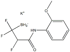 三氟(3-((2-甲氧苯基)氨基)-3-羰基丙基)硼酸钾, 1705578-32-0, 结构式