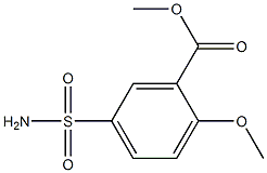 Methyl 2-Methoxy-5-sulfaMoylbenzoate Struktur