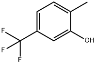 2-メチル-5-(トリフルオロメチル)フェノール 化学構造式