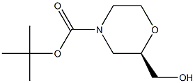 (R)-tert-butyl 2-(hydroxymethyl)morpholine-4-carboxylate Structure