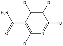 Nicotinamide-d4 Structure