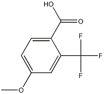 4-METHOXY-2-TRIFLUOROMETHYBENZOICACID Struktur