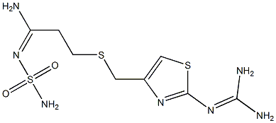 法莫替丁杂质B,,结构式