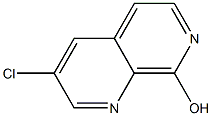 3-Chloro-[1,7]naphthyridin-8-ol Struktur