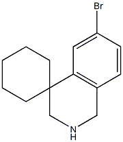 6'-broMo-2',3'-dihydro-1'H-spiro[cyclohexane-1,4'-isoquinoline] Struktur