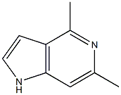 4,6-DiMethyl-5-azaindole 化学構造式