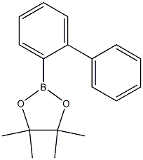 2-(biphenyl-2-yl)-4,4,5,5-tetraMethyl-1,3,2-dioxaborolane Structure