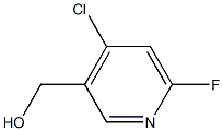 (4-chloro-6-fluoropyridin-3-yl)Methanol Structure