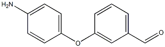 3-(4-氨基苯氧基)苯甲醛 结构式