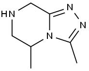 3,5-diMethyl-5,6,7,8-tetrahydro-[1,2,4]triazolo[4,3-a]pyrazine Struktur