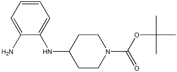 4-(2-氨基-苯基氨基)-哌啶-1-羧酸叔丁基酯 结构式