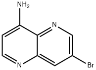 7-溴-1,5-萘啶-4-胺,1309774-12-6,结构式