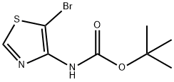 tert-Butyl (5-broMothiazol-4-yl)carbaMate,1823881-74-8,结构式
